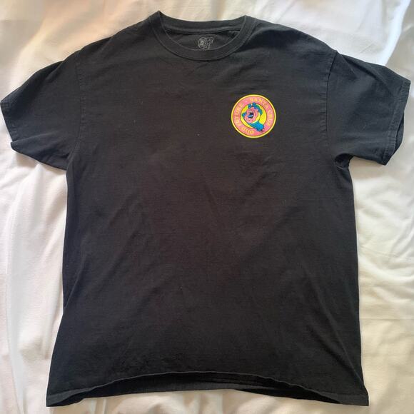 Bob Ross Color Run Black Long Sleeve Tee Shirt Small - Picture 4 of 4